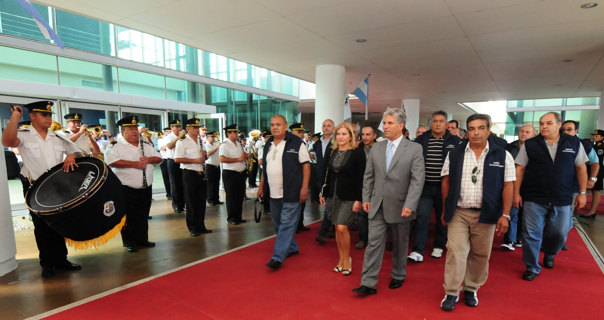 Poggi recibió a los 20 veteranos que viajaron a Malvinas
