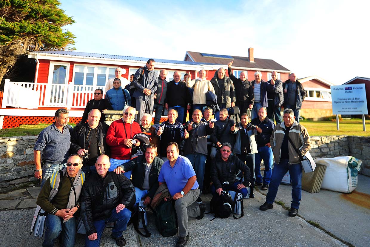 Hoy los puntanos volvieron a Malvinas