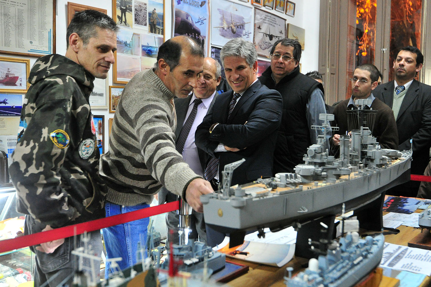 Excombatientes compartieron con Poggi cómo preparan el regreso a Malvinas