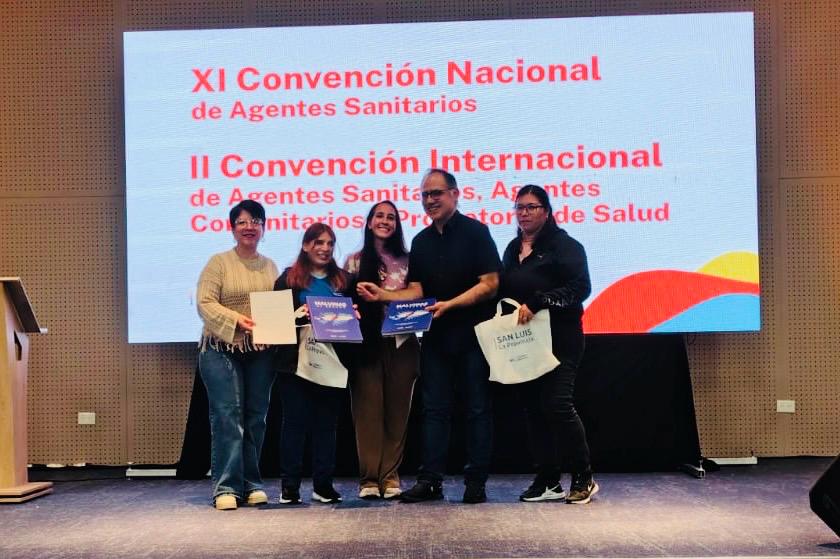 11ª Convención Nacional de Agentes Sanitarios y 2ª Convención Internacional – Chubut Ignacio Agustin Torres, Gobernador de Chubut Dr. Sergio Wisky, Secretario de Salud de Chubut (Recibió el secretario por ambos)