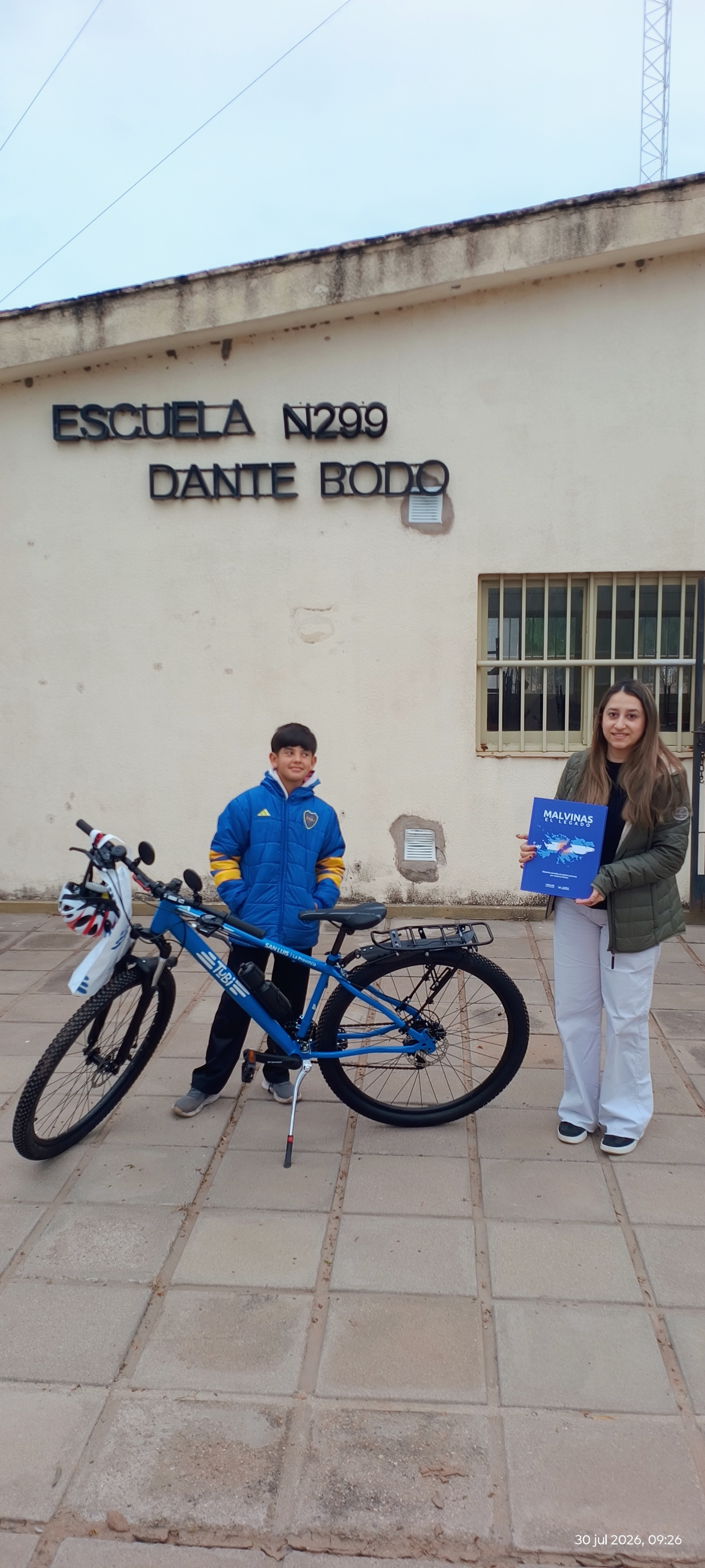 ESCUELA Nº 299 “PRESIDENTE DE EDUCACION DANTE BODO”, profesoraCORTEZ MACHAN SORAYA, localidad LA BREA